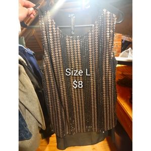 Black and gold shirt